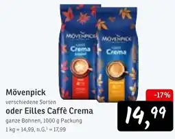 KONSUM Mövenpick oder Eilles Caffè Crema Angebot