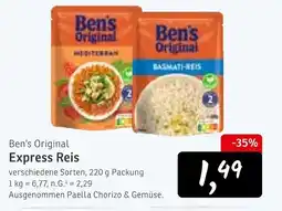 KONSUM Ben's Original Express Reis Angebot