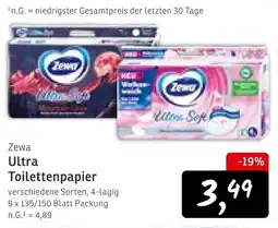 KONSUM Zewa Ultra Toilettenpapier Angebot