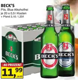 Lösch Depot BECK'S Pils, Blue Alkoholfrei Angebot