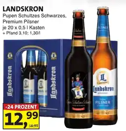 Lösch Depot LANDSKRON Pupen Schultzes Schwarzes, Premium Pilsner Angebot