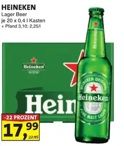 Lösch Depot HEINEKEN Lager Beer Angebot