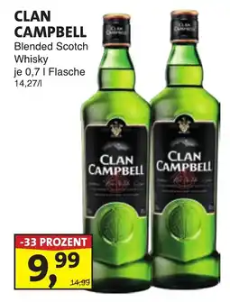 Lösch Depot CLAN CAMPBELL Blended Scotch Whisky Angebot