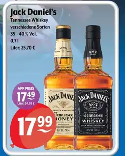 Getränke Hoffmann Jack Daniel's Tennessee Whiskey Angebot