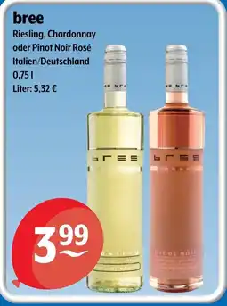 Getränke Hoffmann bree Riesling, Chardonnay oder Pinot Noir Rosé Angebot