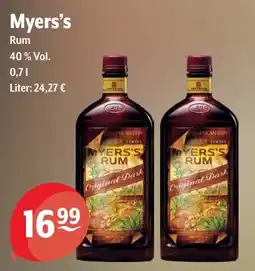Getränke Hoffmann Myers's Rum Angebot