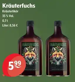 Getränke Hoffmann Kräuterfuchs Kräuterlikör Angebot