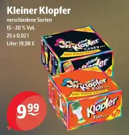 Getränke Hoffmann Kleiner Klopfer Angebot