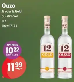 Getränke Hoffmann Ouzo 12 oder 12 Gold Angebot