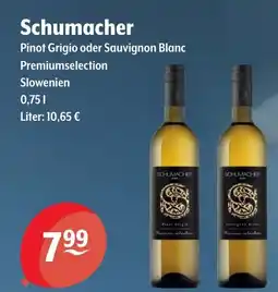 Getränke Hoffmann Schumacher Pinot Grigio oder Sauvignon Blanc Premiumselection Angebot
