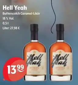 Getränke Hoffmann Hell Yeah Butterscotch Caramel-Likör Angebot