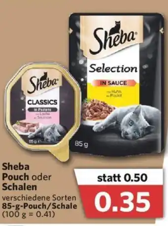 Combi Sheba Pouch oder Schalen 85g Angebot