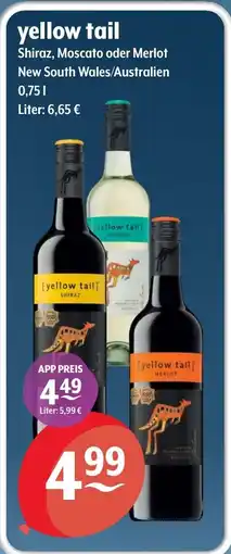 Getränke Hoffmann yellow tail Shiraz, Moscato oder Merlot Angebot