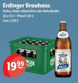 Getränke Hoffmann Erdinger Brauhaus Helles, Helles Alkoholfrei oder NaturRadler Angebot