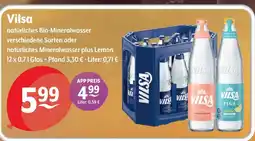 Getränke Hoffmann Vilsa natürliches Bio-Mineralwasser Angebot