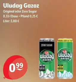 Getränke Hoffmann Uludag Gazoz Original oder Zero Sugar Angebot