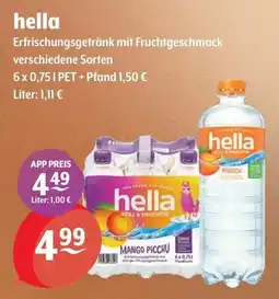 Getränke Hoffmann hella Erfrischungsgetränk mit Fruchtgeschmack Angebot