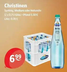 Getränke Hoffmann Christinen Spritzig, Medium oder Naturelle Angebot