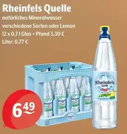 Getränke Hoffmann Rheinfels Quelle natürliches Mineralwasser Angebot