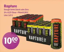 Getränke Hoffmann Rapture Energie Drink Classic oder Zero Angebot
