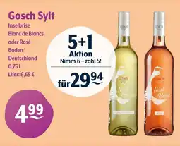 Getränke Hoffmann Gosch Sylt Inselbrise Blanc de Blancs oder Rosé Angebot