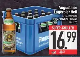 Edeka Augustiner Lagerbier Hell Angebot