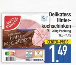 Edeka Delikatess Hinterkochschinken Angebot