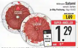 Edeka Wiltmann Salami Angebot