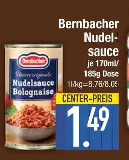 Edeka Bernbacher Nudelsauce Bolognese Angebot
