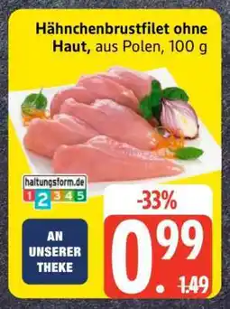 Edeka Hähnchenbrustfilet ohne Haut Angebot