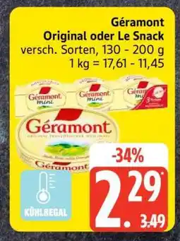 Edeka Géramont Original oder Le Snack Angebot