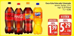 Edeka Coca-Cola Cola oder Limonade Angebot