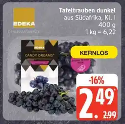 Edeka Tafeltrauben dunkel Angebot