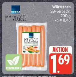 Edeka EDEKA MY VEGGIE Würstchen Angebot
