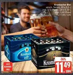 Edeka Krombacher Bier Angebot