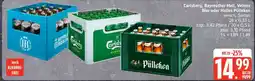 Edeka Carlsberg, Bayreuther Hell, Veltins Bier oder Helles Pülleken Angebot