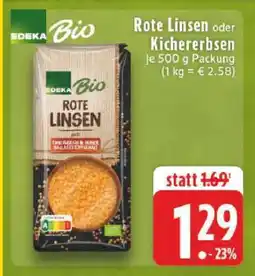 Edeka EDEKA Bio Rote Linsen Angebot