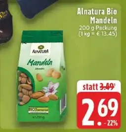 Edeka Alnatura Bio Mandeln Angebot