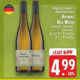 Edeka Hemer Bio Wein Angebot