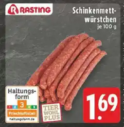 Edeka Rasting Schinkenmettwürstchen Angebot