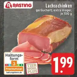 Edeka Rasting Lachsschinken Angebot