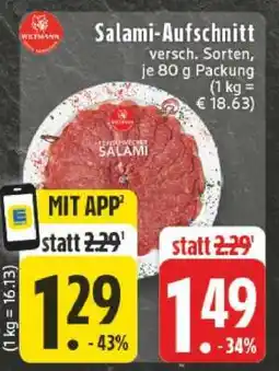 Edeka Salami Aufschnitt Angebot