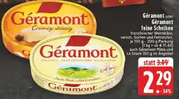 Edeka Géramont Weichkäse Angebot