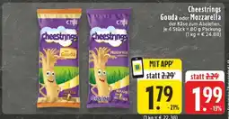 Edeka Cheestrings Gouda oder Mozzarella Angebot