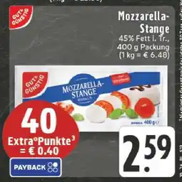 Edeka Mozzarella Stange Angebot