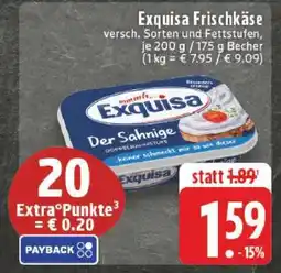 Edeka Exquisa Frischkäse Angebot