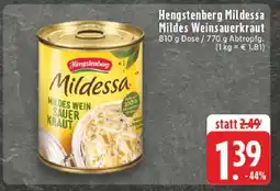 Edeka Hengstenberg Mildessa Mildes Weinsauerkraut Angebot