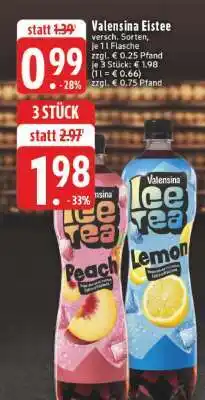 Edeka VALENSINA Eistee Angebot