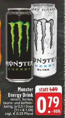 Edeka Monster energy drink Angebot