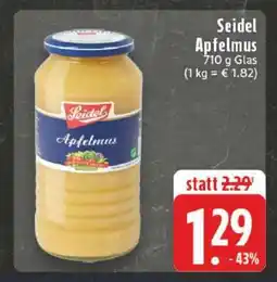 Edeka Seidel Apfelmus Angebot